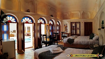 عکس اقامتگاه سنتی صباغیان کاشان