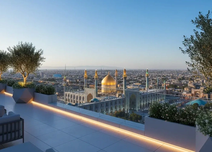 خیابان های نزدیک به حرم مشهد