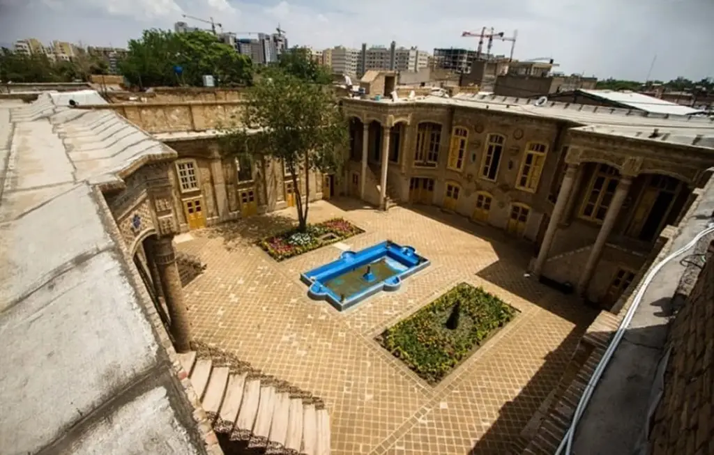 خانه داروغه مشهد از نمای بالا