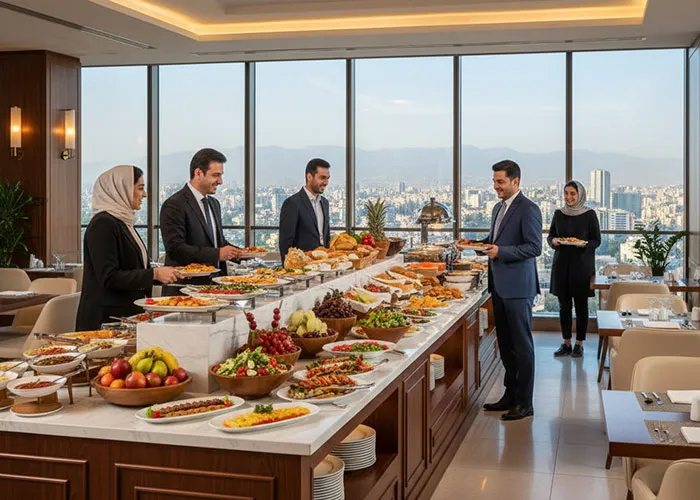 لیست هتل با صبحانه ناهار شام در تهران