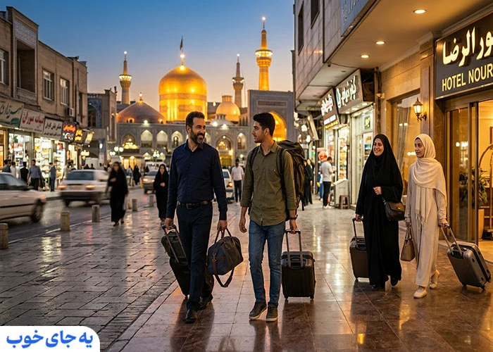 راهنمای رزرو تور مشهد هتل نزدیک حرم