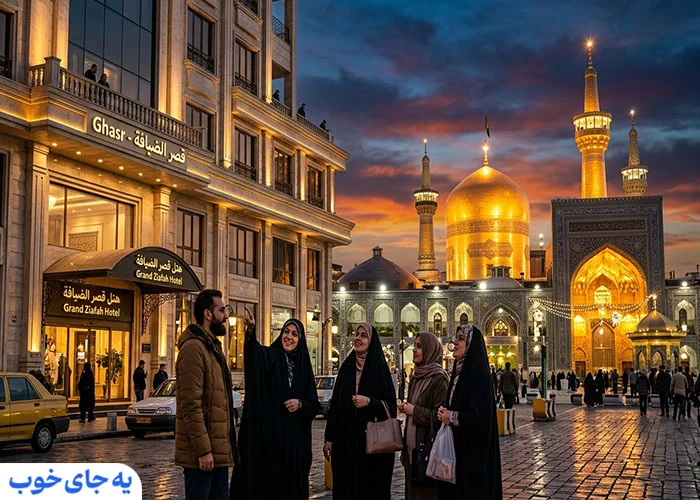 نزدیک ترین هتل آپارتمان های مشهد به حرم