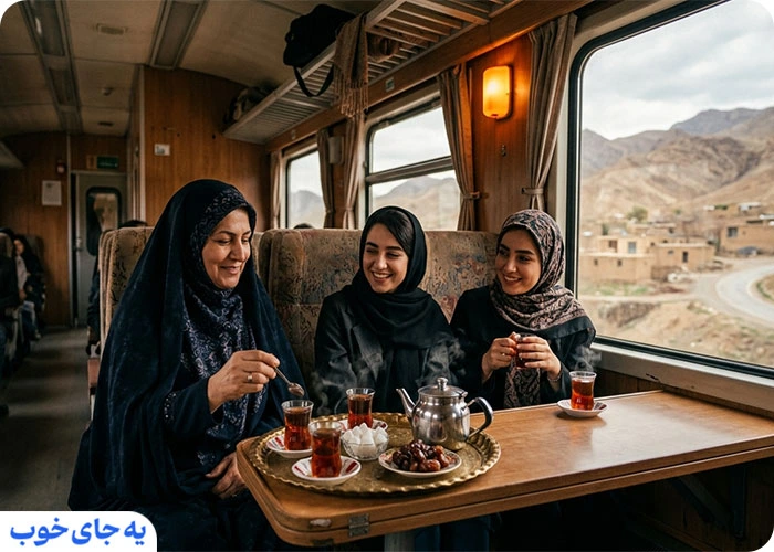 تور رشت به مشهد با قطار