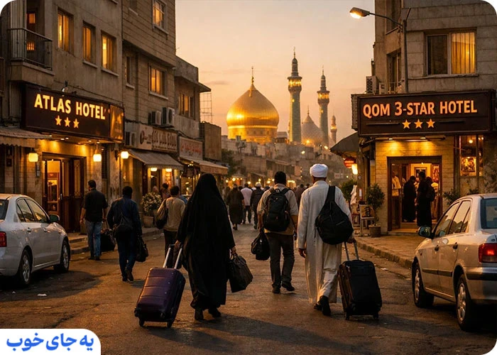 هتل های اقتصادی و ۳ ستاره نزدیک حرم حضرت معصومه