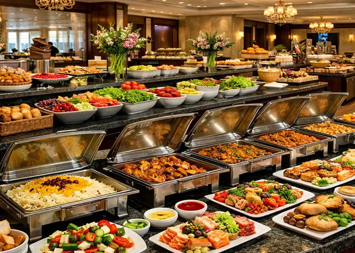 هتلهای مشهد با غذای سلف سرویس