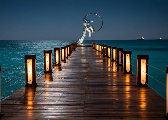 جاهای دیدنی کیش در شب