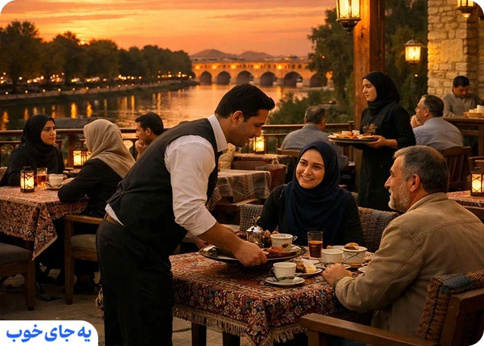 رستوران و خدمات رفاهی هتل های نزدیک سی و سه پل