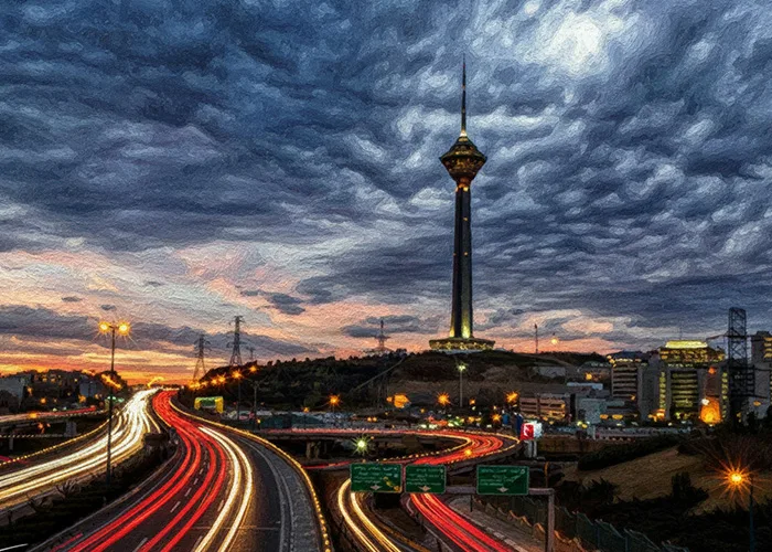 عکس جاهای دیدنی تهران برج میلاد