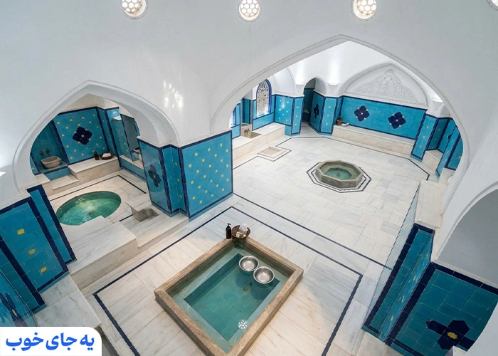 معماری و فضاهای داخلی حمام قاضی