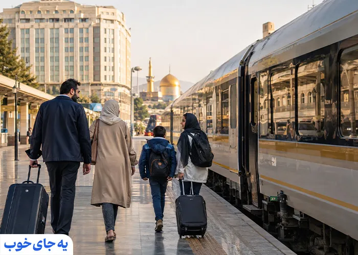 رزرو تور مشهد با قطار