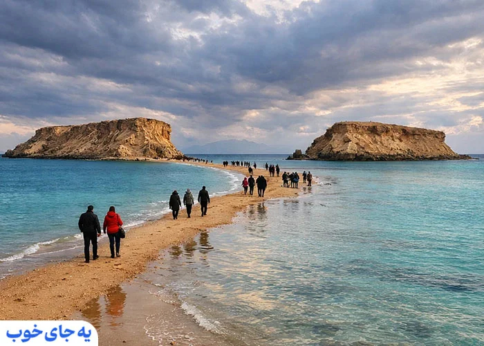 تنگه چاهکوه در زمستان