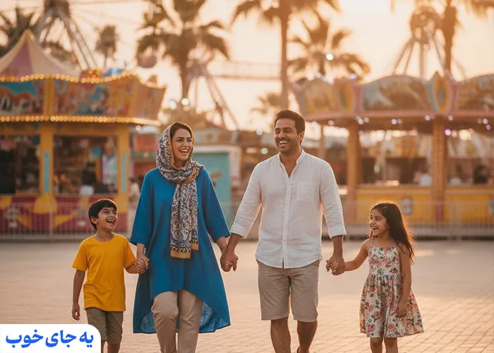 نکات رفتن به شهربازی های کیش