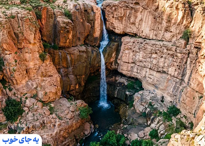 آبشار دره‌گاهان تفت | از زیبا‌ترین جاهای دیدنی یزد در تابستان