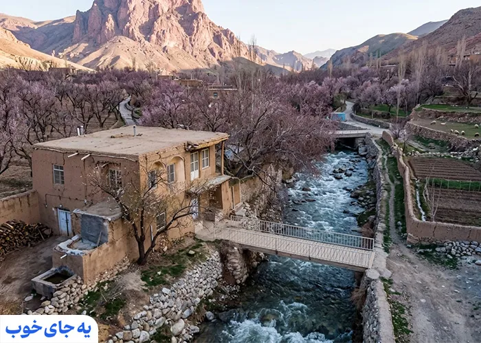 روستای ده بالا | روستایی ییلاقی در یزد