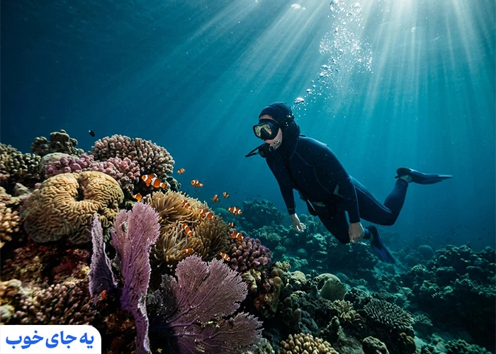 غواصی در کیش