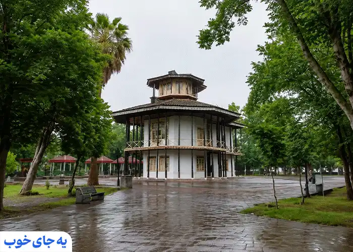 پلان عمارت کلاه فرنگی رشت پلان عمارت کلاه فرنگی رشت