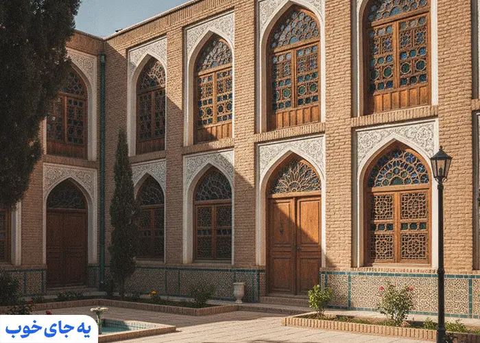 نمای درونی خانه مشروطه تبریز