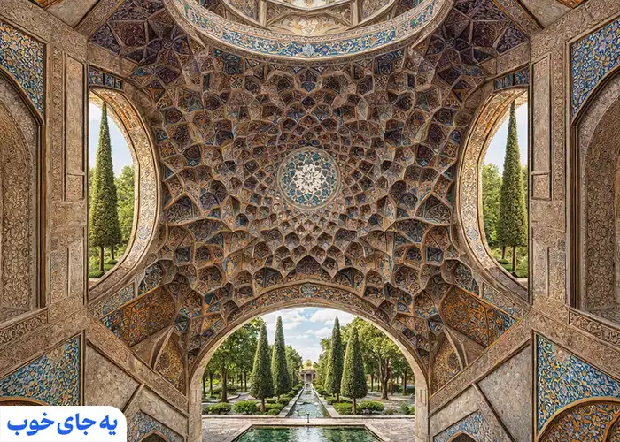 نمای درونی کاخ هشت بهشت