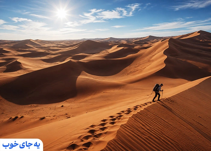 کویر کاراکال یزد از جذاب‌ترین و معروف‌ترین مقاصد کویرگردی 