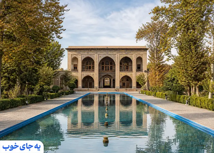 عکس از عمارت هشت بهشت اصفهان