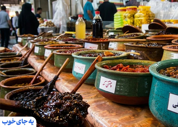 بازار سوغاتی فروش ها و بازار ترشیجات رامسر بازار سوغاتی فروش ها و بازار ترشیجات رامسر