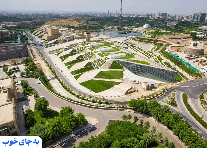 سقف باغ کتاب تهران سقف باغ کتاب تهران