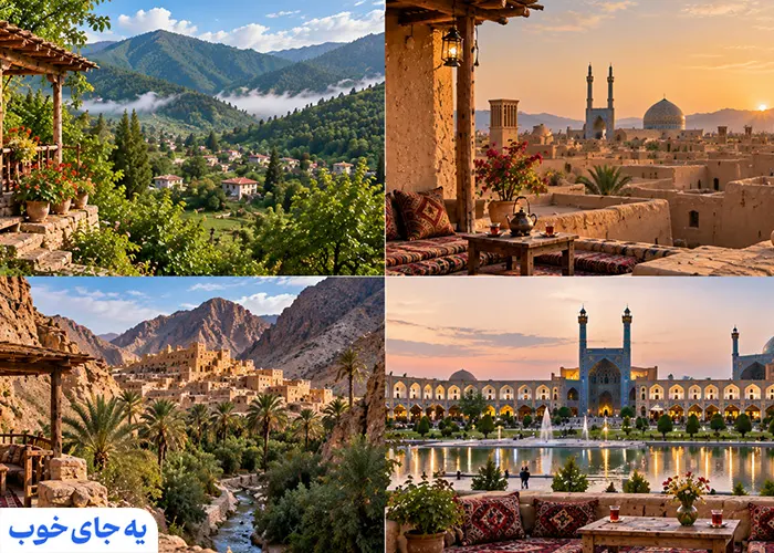 بهترین مناطق ایران برای اقامت در بوم گردی