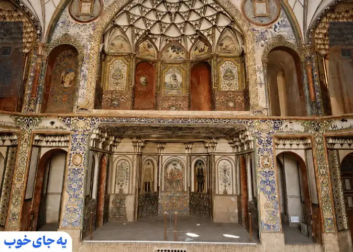 نحوه دسترسی به خانه بروجردی ها کاشان نحوه دسترسی به خانه بروجردی ها کاشان