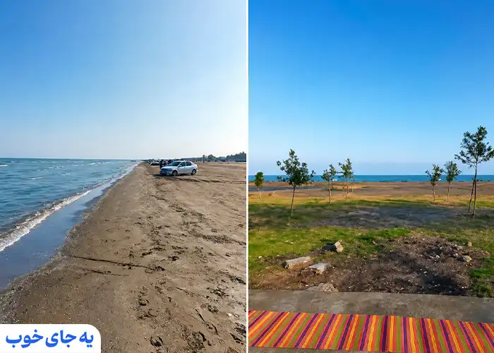 مسیر جنگلی منتهی به ساحل گیسوم