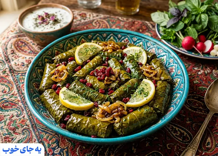 دلمه برگ مو دلمه برگ مو
