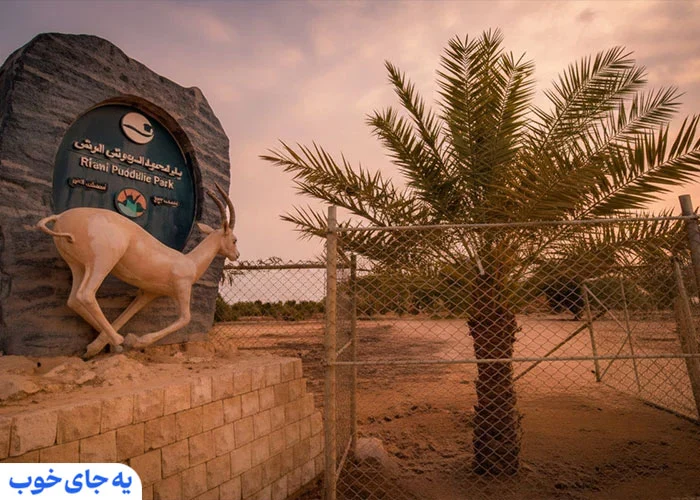 بوستان آهوان کیش در بهار