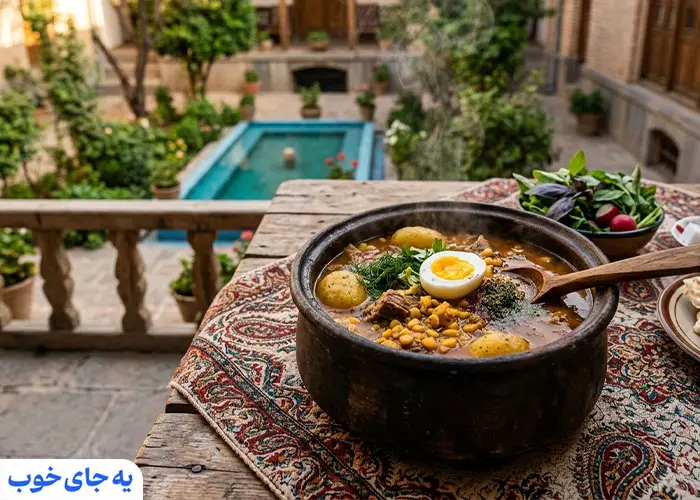 شوربای گوشت قورمه (قورما شورباسی)