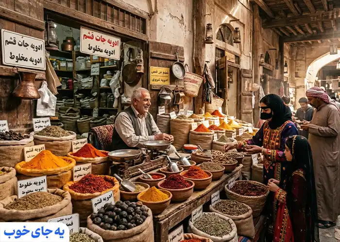 ادویه و محصولات محلی 