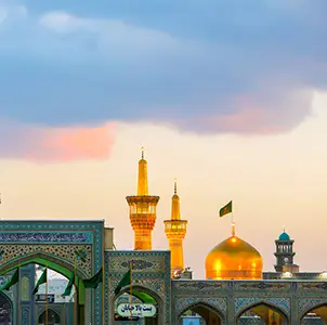 فاصله ی حرم امام رضاع تا 5 مکان معروف شهر مشهد