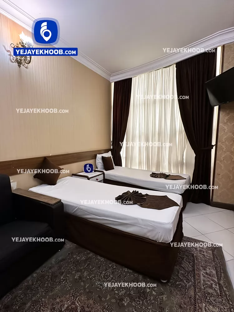 هتل آپارتمان افسون مشهد - اتاق ۲ تخته (۲ تخت ۱ نفره)