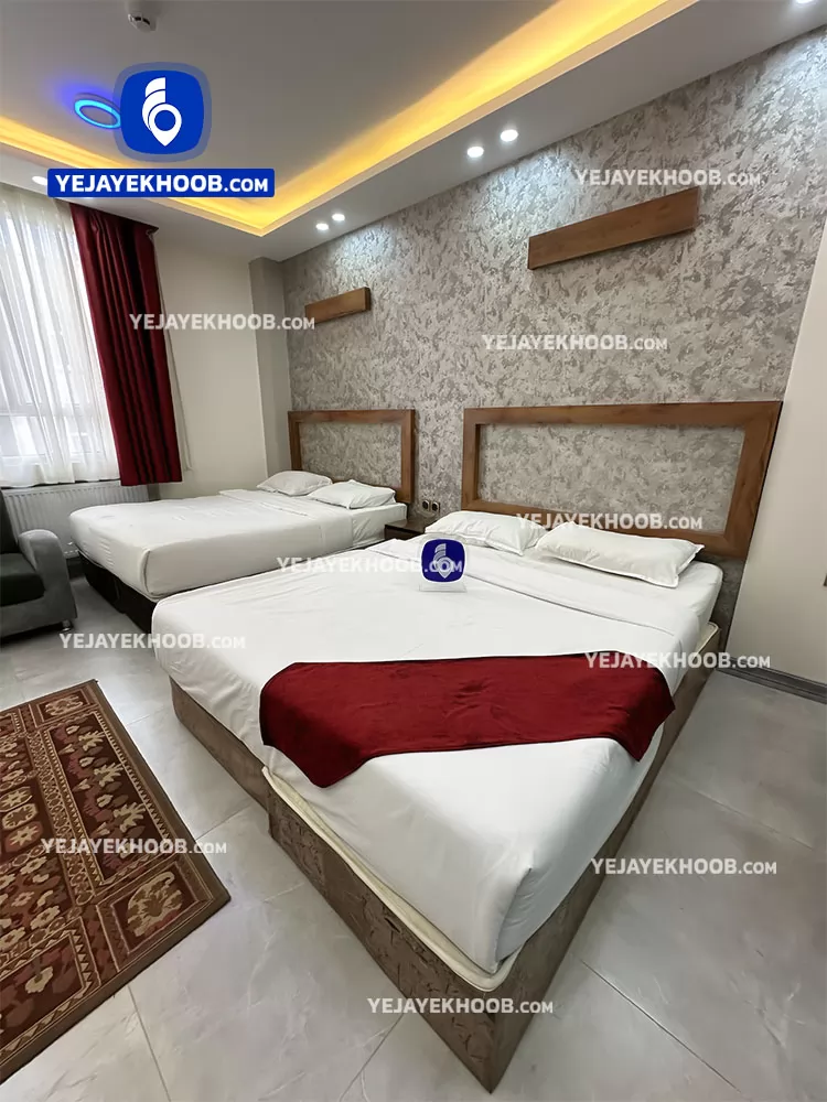 هتل آپارتمان جمالی مشهد - اتاق ۴ تخته (۲ تخت ۲ نفره)