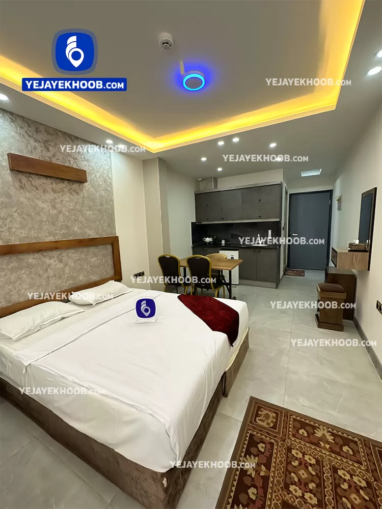 هتل آپارتمان جمالی مشهد - اتاق ۲ تخته ( ۱ تخت ۲ نفره)