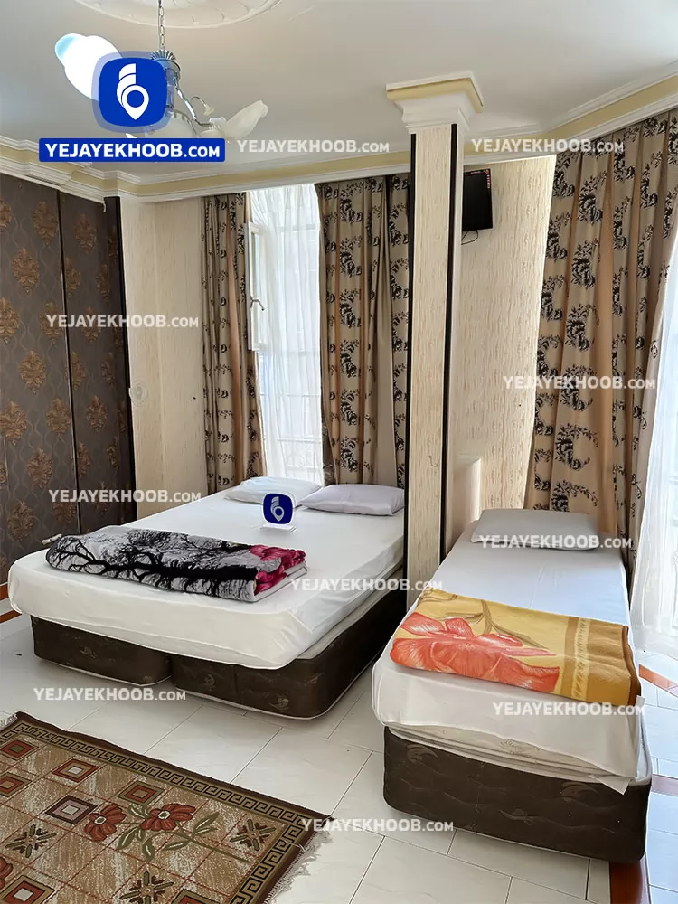 هتل آپارتمان جدیدی مشهد - اتاق ۳ تخته (۱ تخت ۲ نفره و ۱ تخت ۱ نفره)