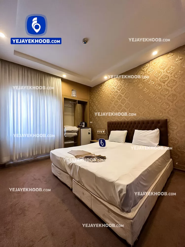 هتل آپارتمان افسون مشهد - اتاق ۲ تخته ( ۱ تخت ۲ نفره)  