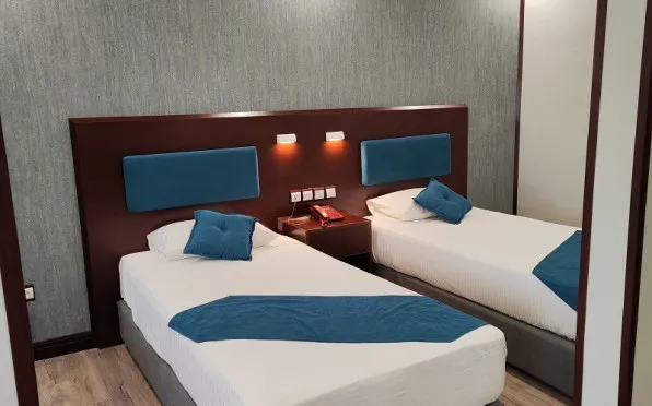 هتل پارک زنجان - اتاق 2 تخته (2 تخت 1 نفره)