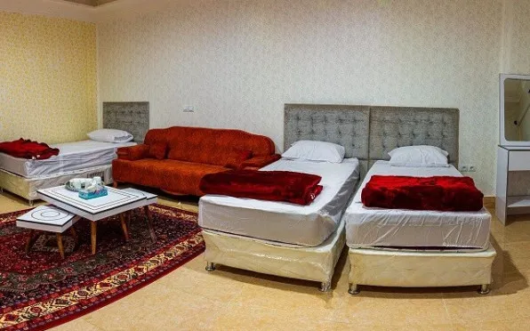 هتل حرا عسلویه - اتاق 3 تخته (3 تخت 1 نفره)