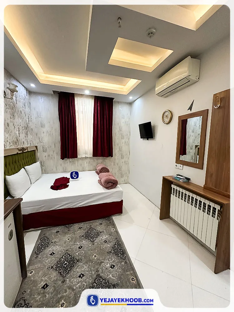 هتل آپارتمان دوستان مشهد - اتاق 2 تخته (1 تخت 2 نفره)