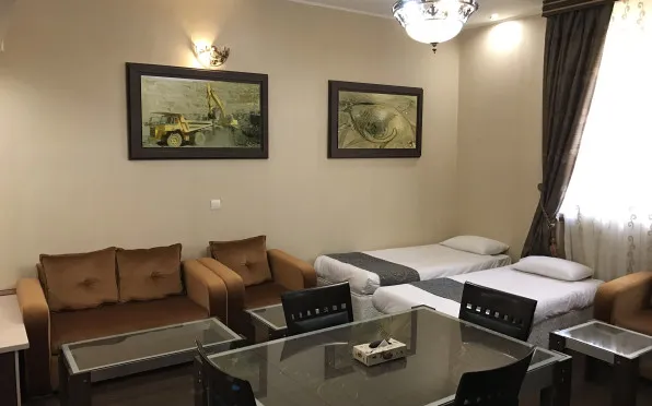 هتل نیکان بافق - اتاق 2 تخته (2 تخت 1 نفره)