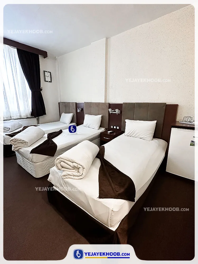 هتل آپارتمان حجت نو مشهد - اتاق 3 تخته (3 تخت 1 نفره)