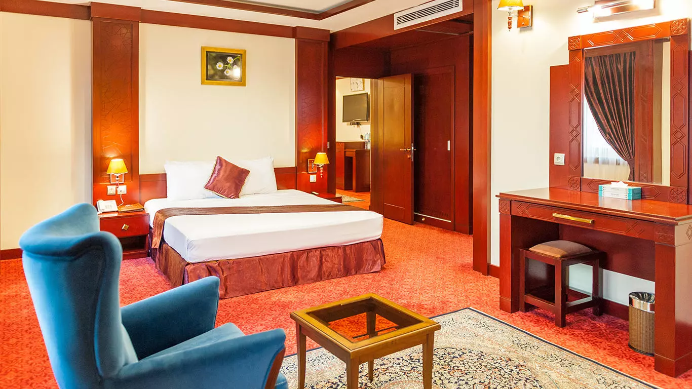 هتل مدینه الرضا مشهد - اتاق 2 تخته (1 تخت 2 نفره)