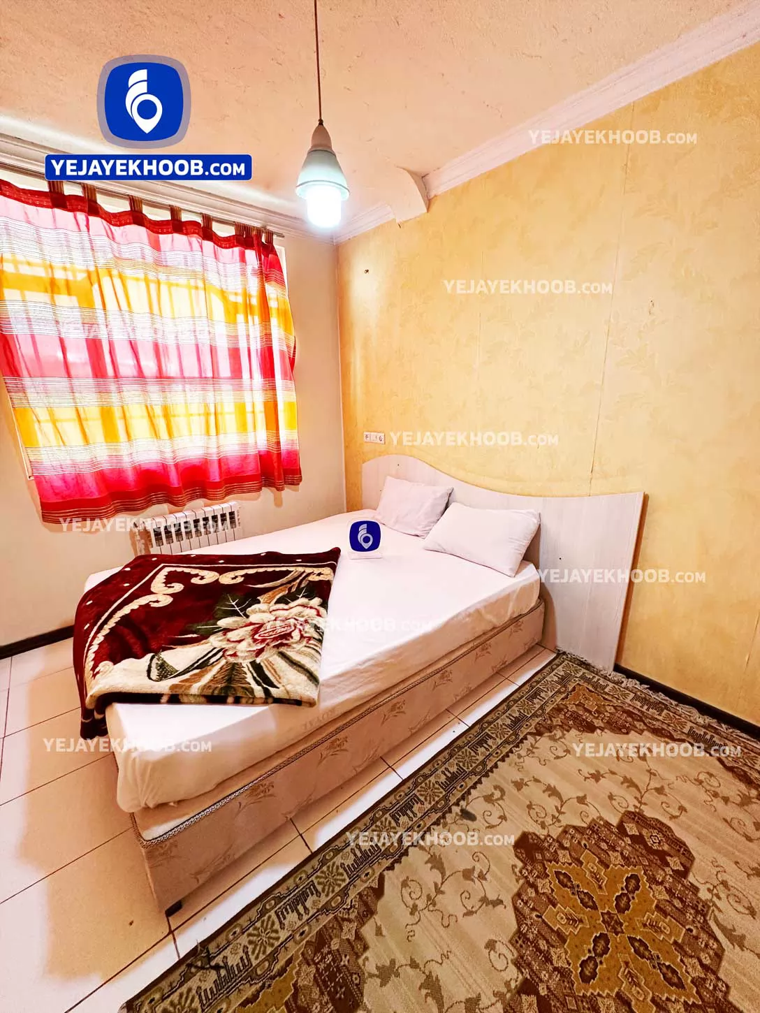 هتل آپارتمان آتبین مشهد - اتاق ۲ تخته (1 تخت ۲ نفره)