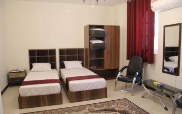 هتل آقاباباخان شیراز - اتاق 2 تخته (2 تخت 1 نفره)