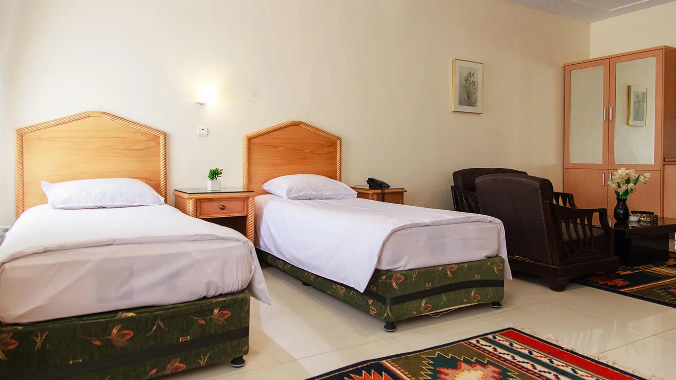 هتل رزیدانس رودکی تهران - اتاق 2 تخته (2 تخت 1 نفره)