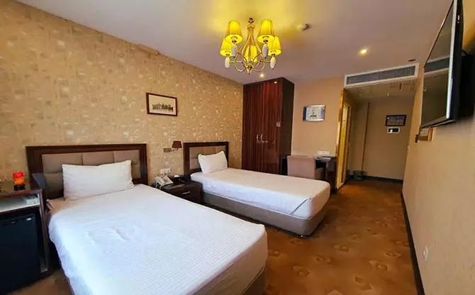 هتل نیلو تهران - اتاق 2 تخته (2 تخت 1 نفره)