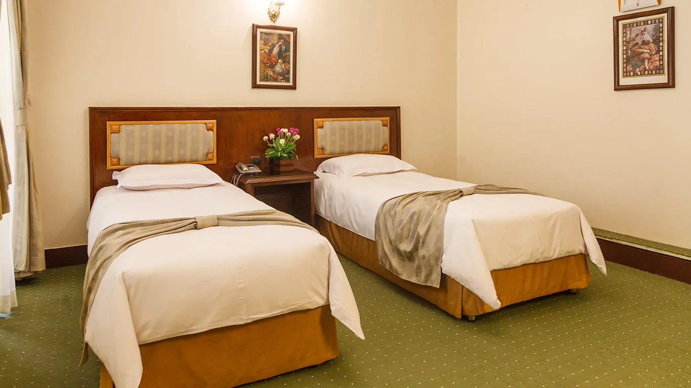 هتل ایرانشهر تهران - اتاق 2 تخته (2 تخت 1 نفره)
